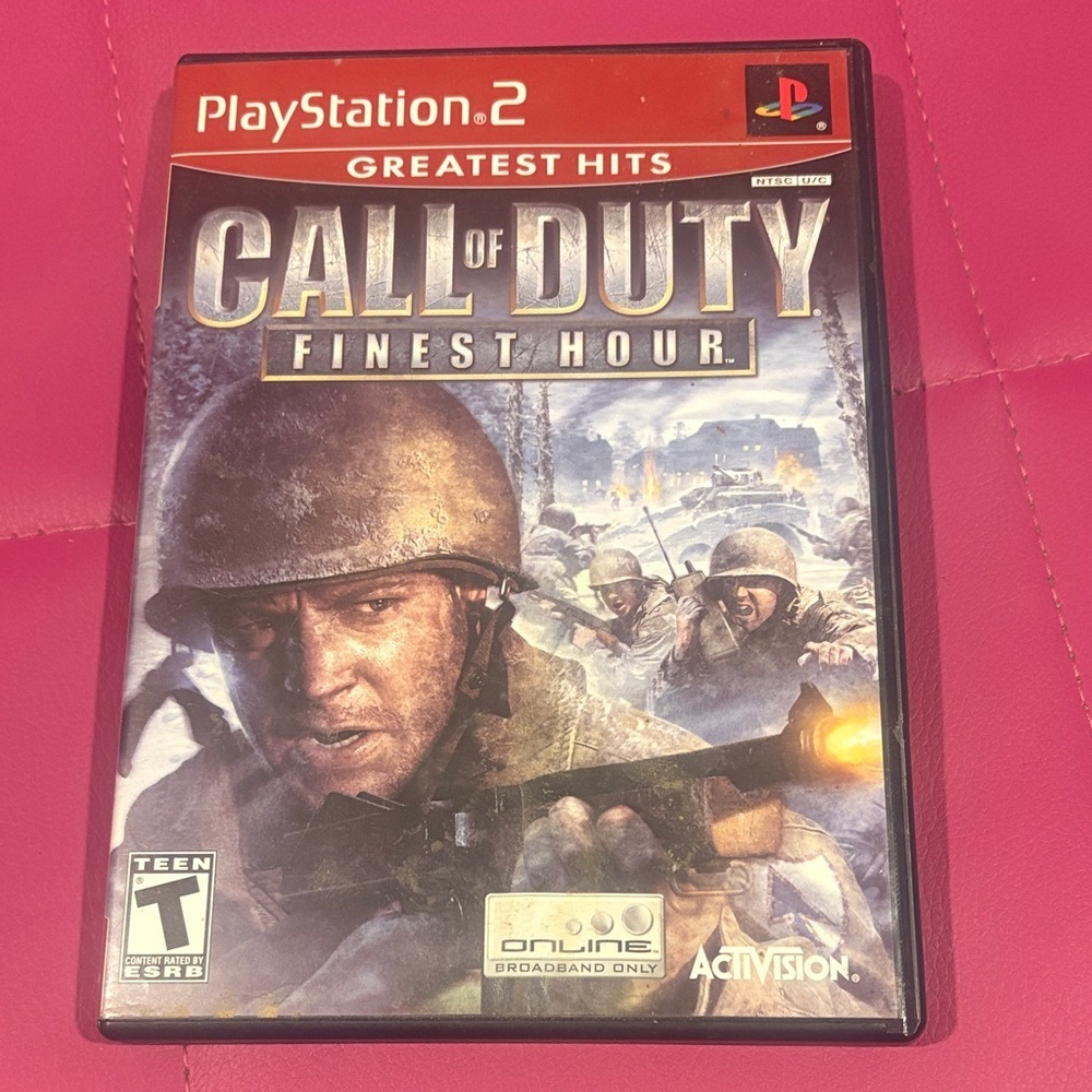 Call of Duty Finest Hour Sony PlayStation 2 Complete CIB Tested